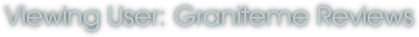 Viewing User: Graniteme Reviews